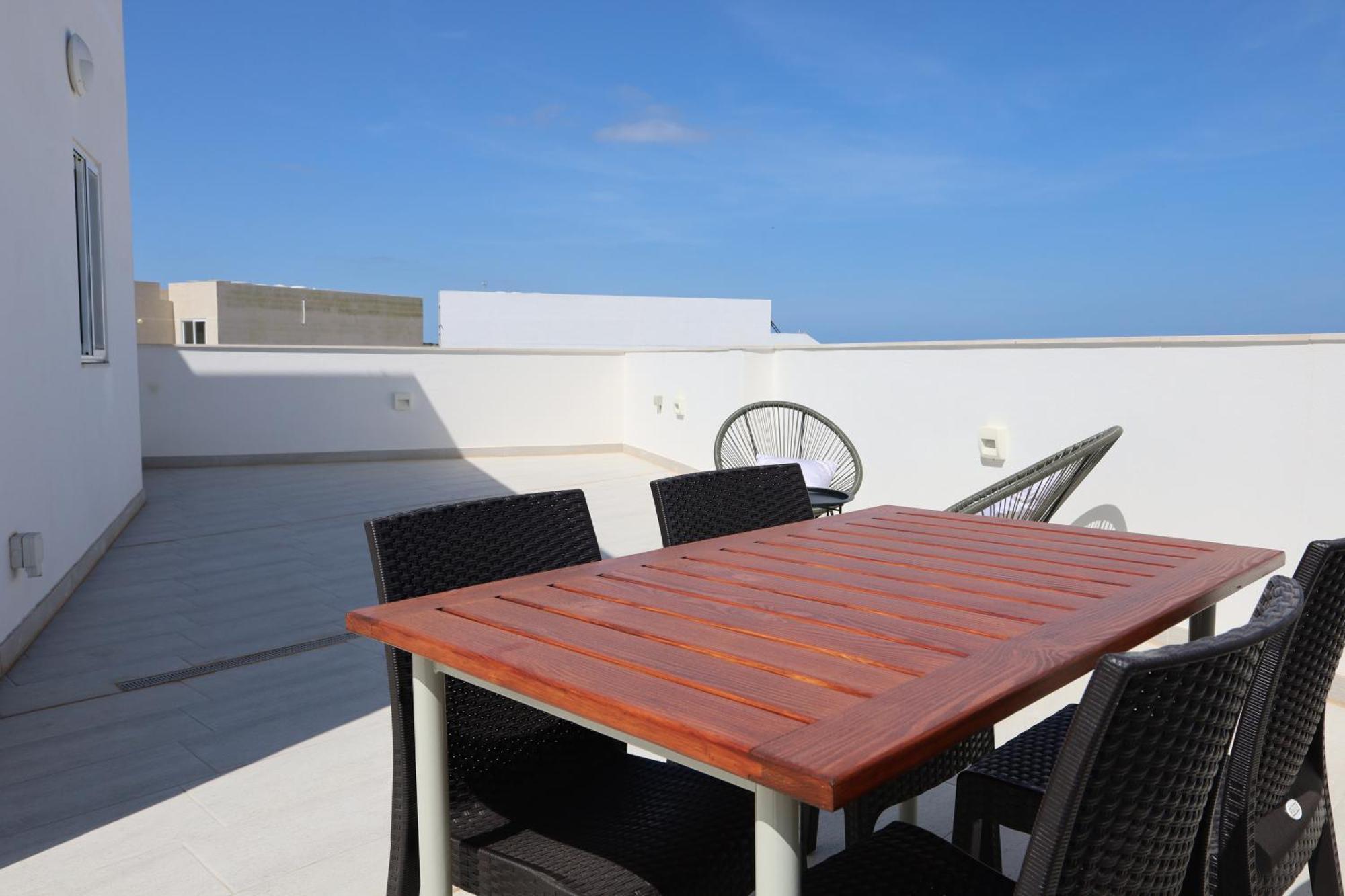 Apartamento Cosy 1 Bd Penthouse In Bugibba - Corner Terrace With Sea Views St. Paul's Bay